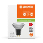Osram / Ledvance LED Reflektor PAR16 120° Performance 7,9-51W/940 kaltweiß 650lm GU10 220-240V dimmbar – Verpackung