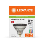 Osram / Ledvance LED Reflektor MR16 36° Performance 5-35W/940 kaltweiß 345lm GU5.3 12V dimmbar – Verpackung