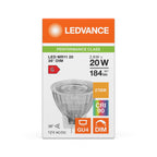 Osram / Ledvance LED Reflektor MR11 36° Performance 2,8-20W/927 warmweiß 184lm GU4 12V dimmbar – Verpackung
