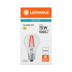 Osram / Ledvance LED Filament Classic A klar 300° Value 7,5-75W/840 kaltweiß 1055lm E27 220-240V – Verpackung