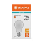 Osram / Ledvance LED Classic A matt 200° Value 4,9-40W/827 warmweiß 470lm E27 220-240V – Verpackung