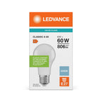 Osram / Ledvance LED Classic A matt 200° Value 8,5-60W/865 tageslichtweiß 806lm E27 220-240V – Verpackung
