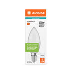 Osram / Ledvance LED Kerze B matt 200° Value 4,9-25W/840 kaltweiß 470lm E14 220-240V – Verpackung