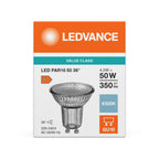 Osram / Ledvance LED Reflektor PAR16 36° Value 4,3-50W/865 tageslichtweiß 350lm GU10 220-240V – Verpackung