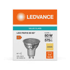 Osram / Ledvance LED Reflektor PAR16 60° Value 6,9-80W/830 warmweiß 575lm GU10 220-240V – Verpackung