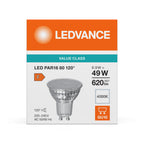 Osram / Ledvance LED Reflektor PAR16 120° Value 6,9-49W/840 kaltweiß 620lm GU10 220-240V – Verpackung