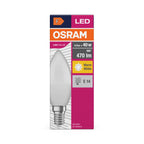 Osram / Ledvance LED Kerze B matt 220° Value 4,9-40W/827 warmweiß 470lm E14 220-240V – Verpackung