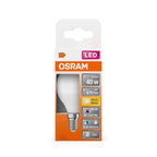 Osram / Ledvance LED Star Tropfen P matt 180° 4,9-40W/927 warmweiß 470lm E14 220-240V – Verpackung