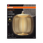 Osram / Ledvance LED Filament Magnet Vintage 1906 Big Oval G klar 320° 3,4-25W/827 warmweiß 250lm E27 220-240V – Verpackung