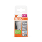 Osram / Ledvance LED Star Tropfen P matt 150° 4,9-40W/840 kaltweiß 470lm E27 220-240V – Verpackung