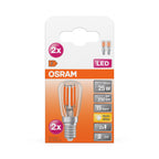 Osram / Ledvance LED Special Stick klar 300° 2,8-25W/827 warmweiß 250lm E14 220-240V 2er Pack – Verpackung