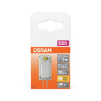 Osram / Ledvance LED Pin klar 320° 0,6-5W/827 warmweiß 55lm G4 12V – Verpackung