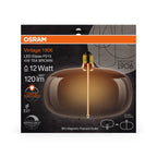 Osram / Ledvance LED Filament Vintage 1906 Big Bulb klar 320° Magnetic 4-12 W/818 extra warmweiß 120lm E27 220-240V dimmbar – Verpackung
