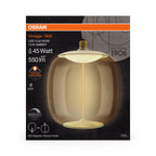 Osram / Ledvance LED Filament Vintage 1906 Big Oval klar 320° Magnetic 12-45W/818 extra warmweiß 550lm E27 220-240V dimmbar – Verpackung
