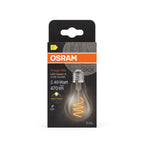 Osram / Ledvance LED Filament Vintage 1906 Classic A klar 300° Spiral 3,4-40W/827 warmweiß 470lm E27 220-240V – Verpackung