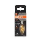 Osram / Ledvance LED Filament Vintage 1906 Kerze B klar 300° Spiral 3,5-28W/922 extra warmweiß 300lm E14 220-240V dimmbar – Verpackung