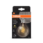 Osram / Ledvance LED Filament Vintage 1906 Globe G80 klar 300° Spiral 4,6-40W/927 warmweiß 470lm E27 220-240V dimmbar – Verpackung