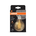 Osram / Ledvance LED Filament Vintage 1906 Globe G80 klar 300° Spiral 8-60W/922 extra warmweiß 806lm E27 220-240V dimmbar – Verpackung