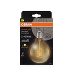 Osram / Ledvance LED Filament Vintage 1906 Globe G95 klar 300° Heart 3,4-40W/827 warmweiß 470lm E27 220-240V – Verpackung