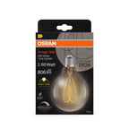 Osram / Ledvance LED Filament Vintage 1906 Globe G95 klar 300° Heart 7,2-60W/927 warmweiß 806lm E27 220-240V dimmbar – Verpackung