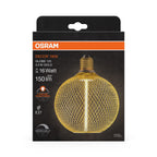 Osram / Ledvance LED Filament Decor Globe G125 klar 320° Straw 3,5-16 W/818 extra warmweiß 150lm E27 220-240V dimmbar – Verpackung