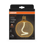 Osram / Ledvance LED Filament Decor Globe G125 klar 320° Spiral 3,5-18 W/818 extra warmweiß 170lm E27 220-240V dimmbar – Verpackung
