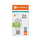 Osram / Ledvance LED Classic A matt 180° Value 10-75W/865 tageslichtweiß 1055lm E27 220-240V – Verpackung