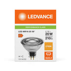 Osram / Ledvance LED Spot MR16 36° Performance 2,1-20W/827 warmweiß 210lm GU5.3 12V – Verpackung