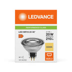 Osram / Ledvance LED Spot MR16 36° Performance 2,1-20W/830 warmweiß 210lm GU5.3 12V – Verpackung