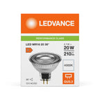 Osram / Ledvance LED Spot MR16 36° Performance 2,1-20W/840 kaltweiß 210lm GU5.3 12V – Verpackung