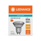 Osram / Ledvance LED Spot PAR16 36° Value 4,3-50W/827 warmweiß 350lm GU10 220-240V – Verpackung