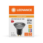 Osram / Ledvance LED Spot PAR16 36° Superior 8,3-80W/927 warmweiß 575lm GU10 220-240V dimmbar – Verpackung