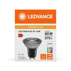 Osram / Ledvance LED Spot PAR16 36° Superior 8,3-80W/940 kaltweiß 575lm GU10 220-240V dimmbar – Verpackung