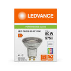 Osram / Ledvance LED Spot PAR16 60° Performance 7-80W/940 kaltweiß 575lm GU10 220-240V dimmbar – Verpackung
