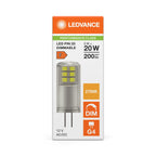 Osram / Ledvance LED Pin klar 320° Performance 2-20W/827 warmweiß 200lm G4 AC/DC 12V dimmbar – Verpackung