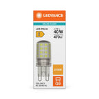 Osram / Ledvance LED Pin klar 300° Performance 4,2-40W/827 warmweiß 470lm G9 220-240V – Verpackung