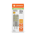 Osram / Ledvance LED Pin klar 320° Performance 3,8-40W/827 warmweiß 470lm GY6.35 AC/DC 12V dimmbar – Verpackung