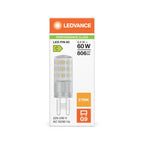 Osram / Ledvance LED Pin klar 320° Performance 4,9-60W/827 warmweiß 806lm G9 220-240V – Verpackung