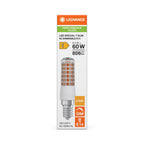 Osram / Ledvance LED Special T Slim T klar 320° 6,5-60W/827 warmweiß 806lm E14 220-240V 82mm dimmbar – Verpackung