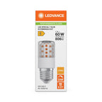 Osram / Ledvance LED Special T Slim T klar 320° 7-60W/827 warmweiß 806lm E27 220-240V 80mm dimmbar – Verpackung
