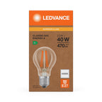 Osram / Ledvance LED Filament Classic A klar 320° Superior UltraEfficient 2,2-40W/840 kaltweiß 470lm E27 220-240V – Verpackung