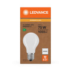 Osram / Ledvance LED Filament Classic A matt 320° Superior UltraEfficient 5-75W/840 kaltweiß 1055lm E27 220-240V – Verpackung