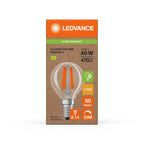 Osram / Ledvance LED Filament Superior Tropfen P klar 300° UltraEfficient 2,9-40W/827 warmweiß 470lm E14 220-240V dimmbar – Verpackung