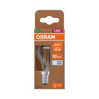 Osram / Ledvance LED Filament Tropfen P klar 330° UltraEfficient 1,2-25W/840 kaltweiß 255lm E14 220-240V – Verpackung