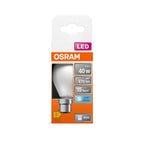 Osram / Ledvance LED Filament Star Tropfen P matt 300° 4-40W/840 kaltweiß 470lm B22d 220-240V – Verpackung