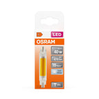 Osram / Ledvance LED Slim Line klar 300° 4,5-40W/840 kaltweiß 470lm R7s 220-240V 78mm – Verpackung