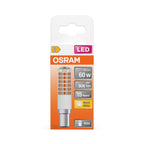 Osram / Ledvance LED Special T Slim T 320° 6,5-60W/827 warmweiß 806lm B15d 220-240V 80mm – Verpackung
