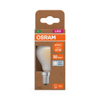 Osram / Ledvance LED Filament Tropfen P matt 330° UltraEfficient 2,2-40W/840 kaltweiß 470lm E14 220-240V – Verpackung