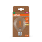 Osram / Ledvance LED Filament Globe G80 klar 330° UltraEfficient 2,2-40W/827 warmweiß 470lm E27 220-240V – Verpackung