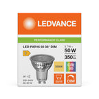 Osram / Ledvance LED Spot PAR16 36° Performance 3,7-50W/930 warmweiß 350lm GU10 220-240V dimmbar – Verpackung